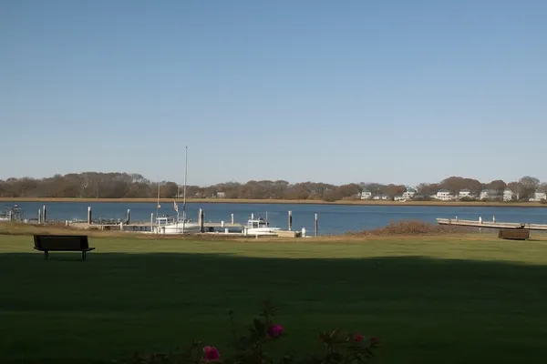 a view of lake with outdoor space