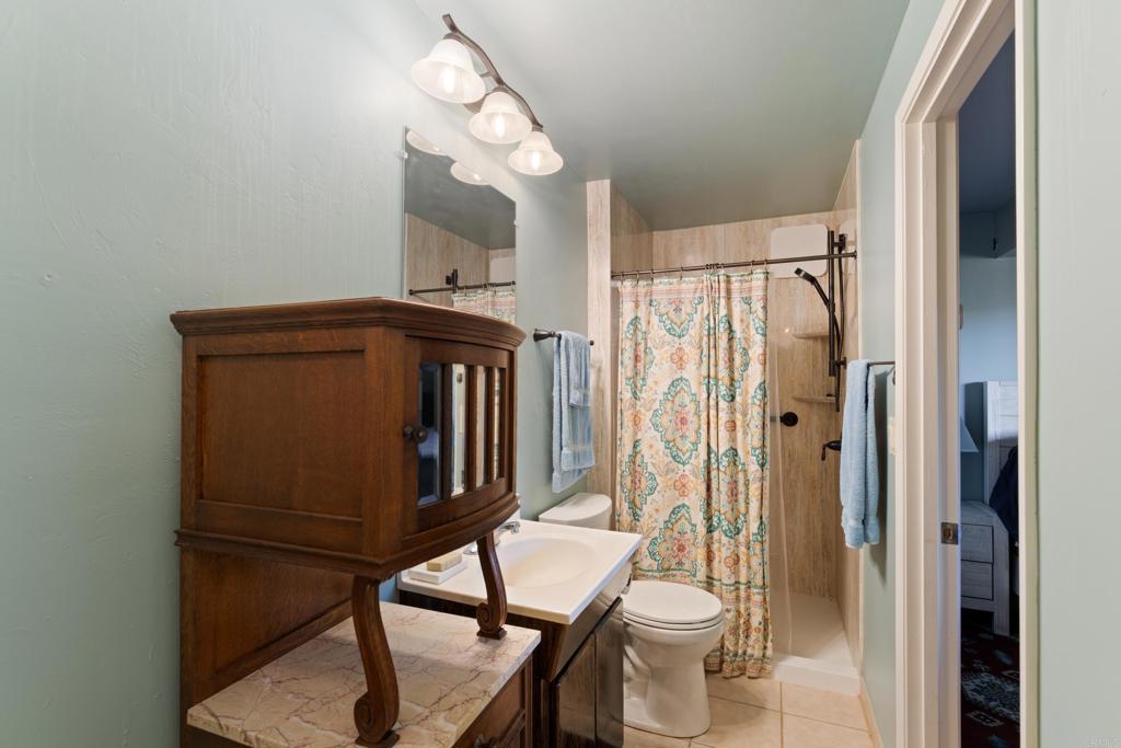 25770 East Grade Road Santa Ysabel, CA 92070 - Photo 36 of 75 a bathroom with a toilet a sink and mirror