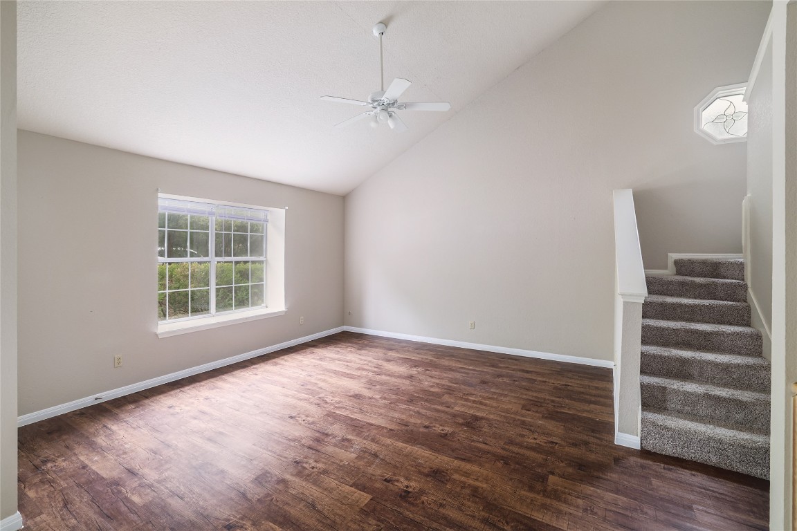 2509 Riddle Road Austin, TX 78748 - Photo 5 of 16 wooden floor in an empty room with a window