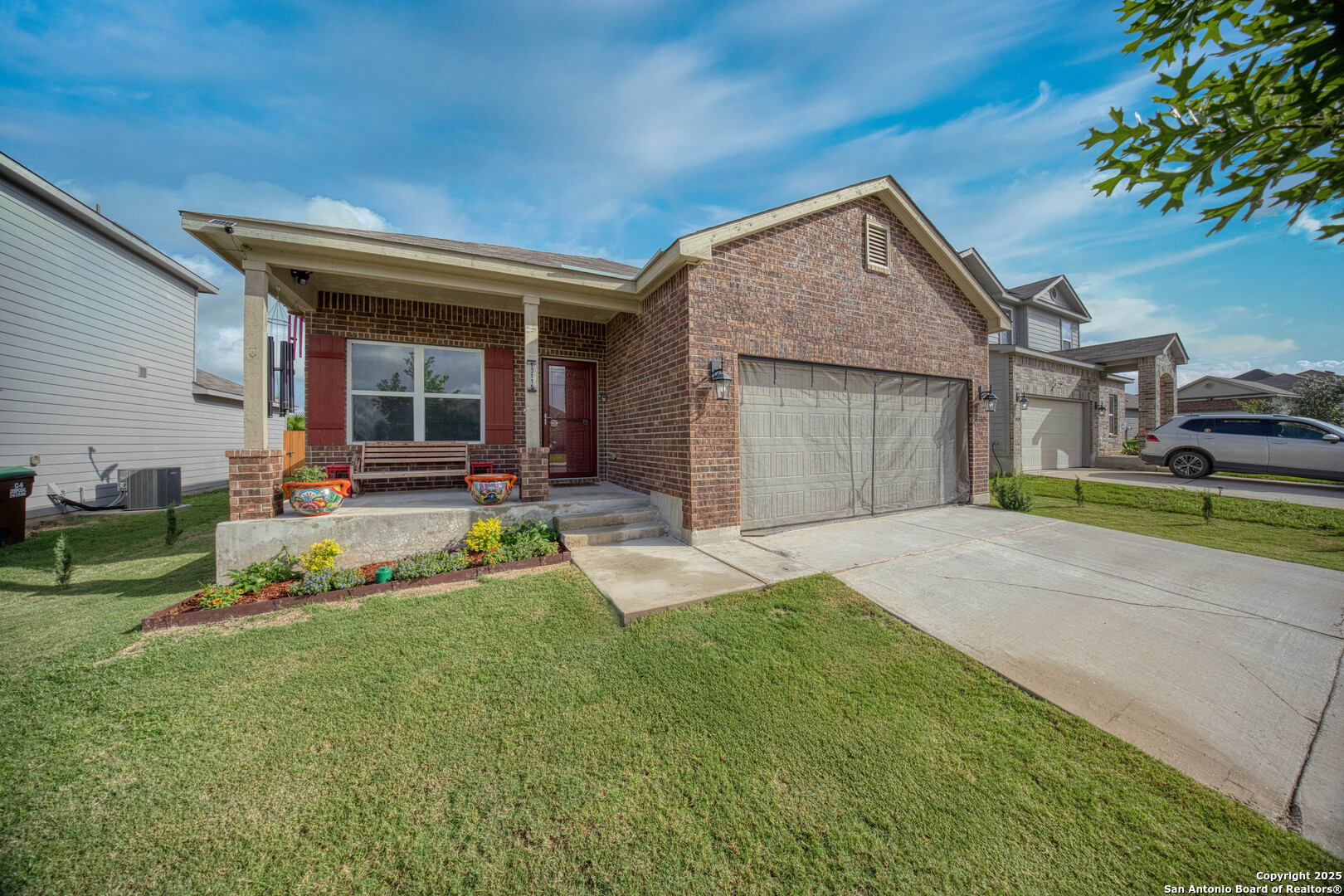13115 Heathers Reef St. Hedwig, TX 78152 - Photo 5 of 23 a view of a house with backyard and porch
