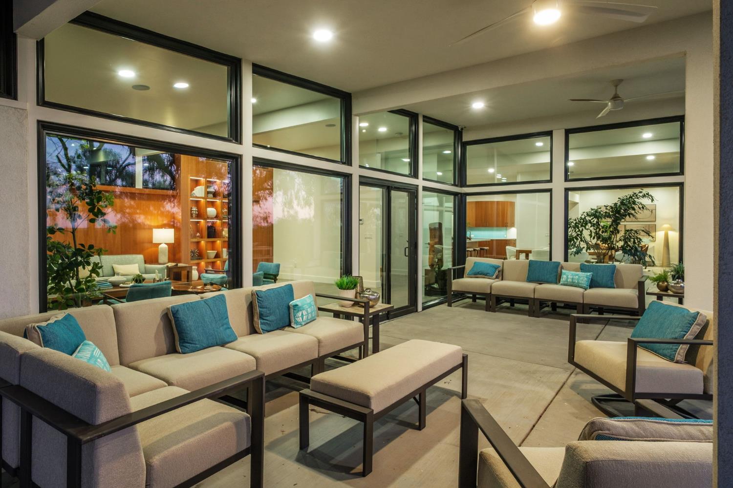 1230 West Moraga Road Fresno, CA 93711 - Photo 43 of 66 a living room with furniture and a large window