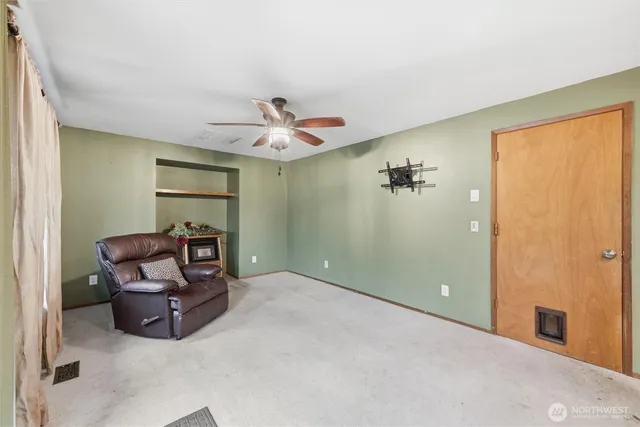 a view of an empty room