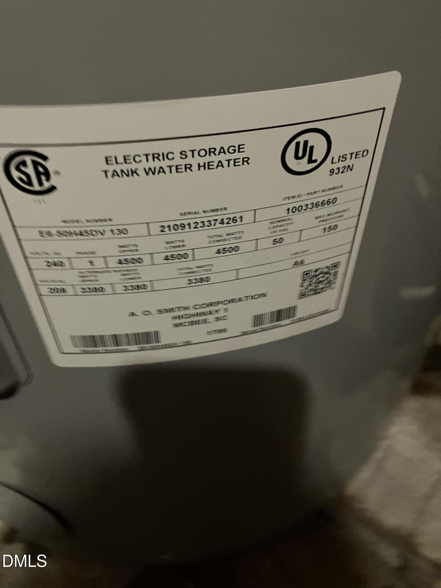 412 North 3rd Street Smithfield, NC 27577 - Photo 39 of 43 Water Heater