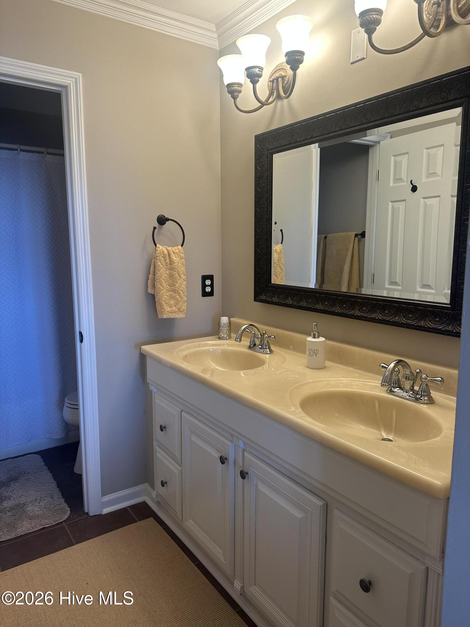 1912 Goose Creek Road Southwest, Unit 4103 Ocean Isle Beach, NC 28469 - Photo 20 of 53 Primary Bath with double sinks