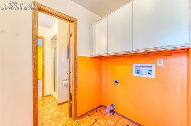 a view of a bathroom with a shower