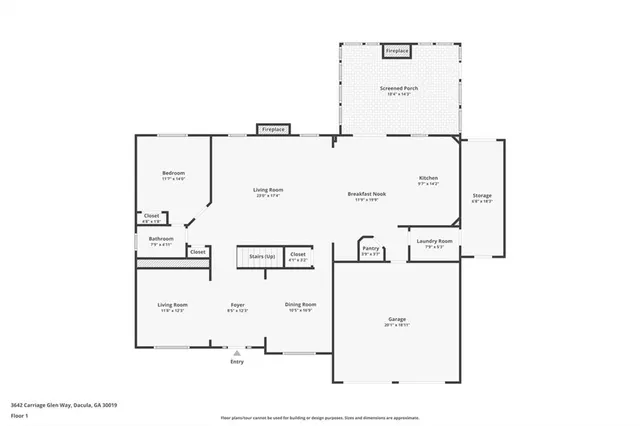 $575,000 | 3642 Carriage Glen Way, Dacula, GA 30019