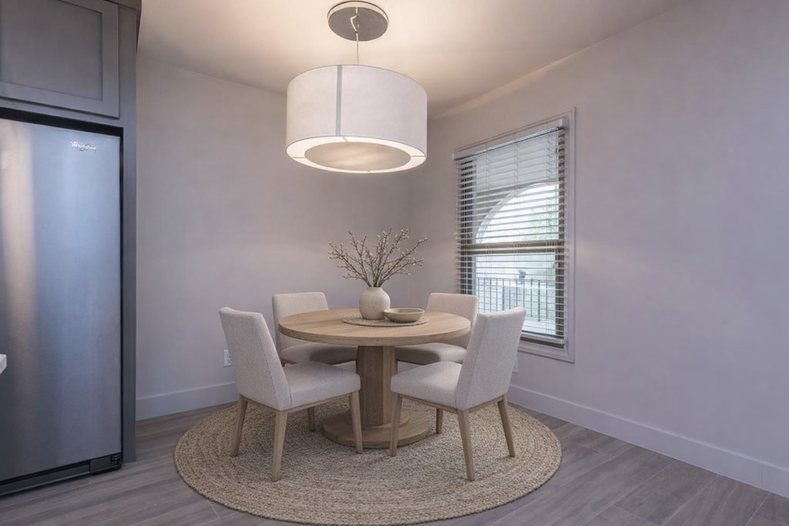 505 West 7th Street, Unit 103 Austin, TX 78701 - Photo 4 of 21 a view of a dining room with furniture window and wooden floor
