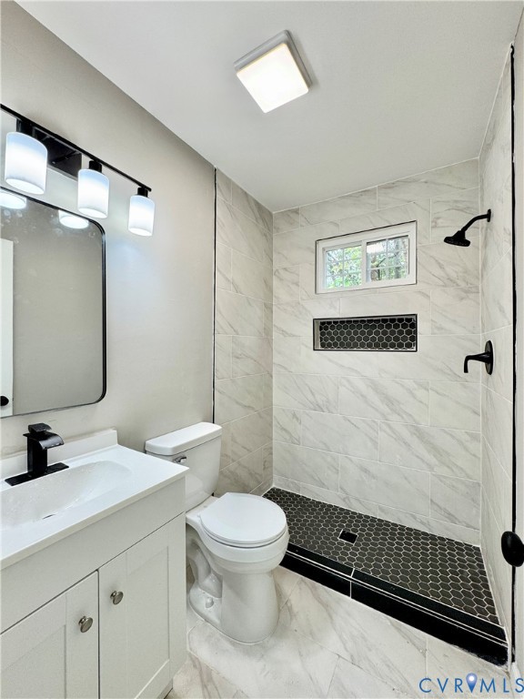 403 Roxana Road Henrico, VA 23075 - Photo 34 of 42 Full bathroom featuring a walk-in shower with hexa