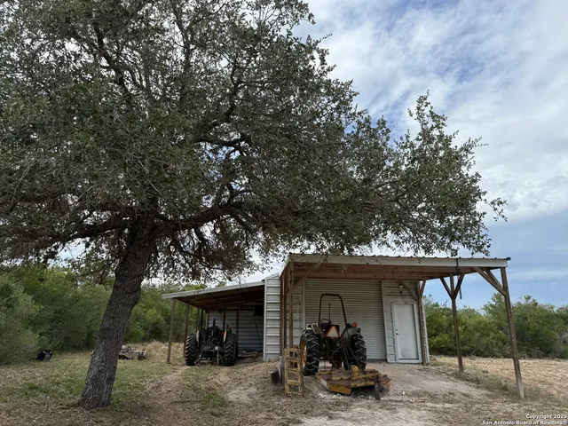 a view of a house with a patio