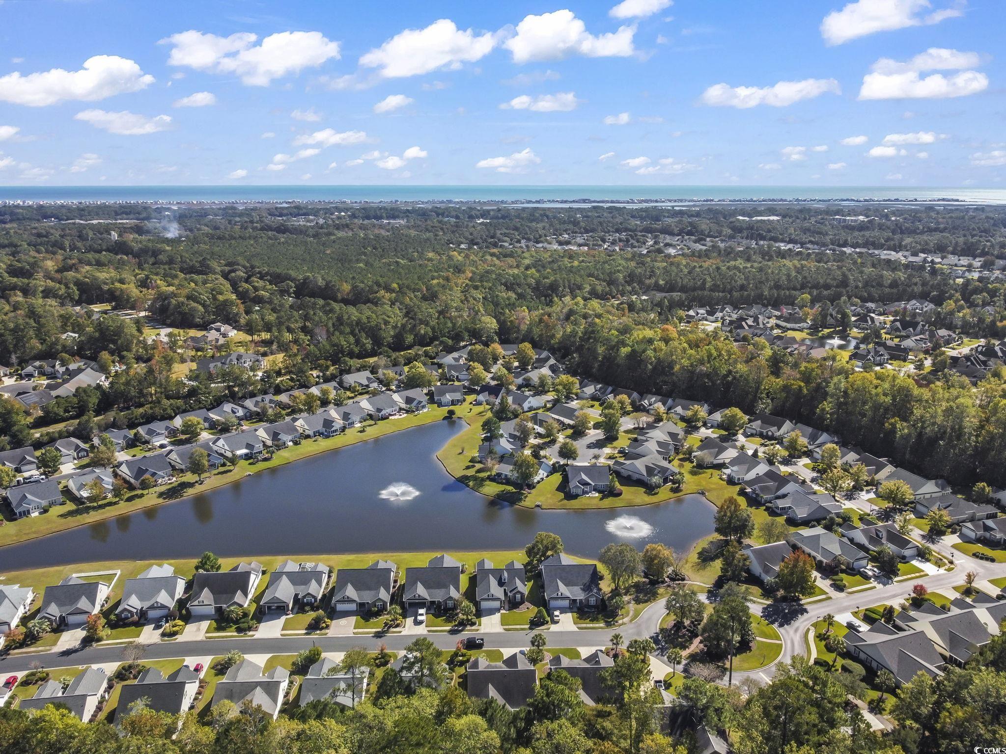 4105 Eva Bay Drive Murrells Inlet, SC 29576 - Photo 39 of 40 View of property location featuring a nearby body of water and nearby suburban area