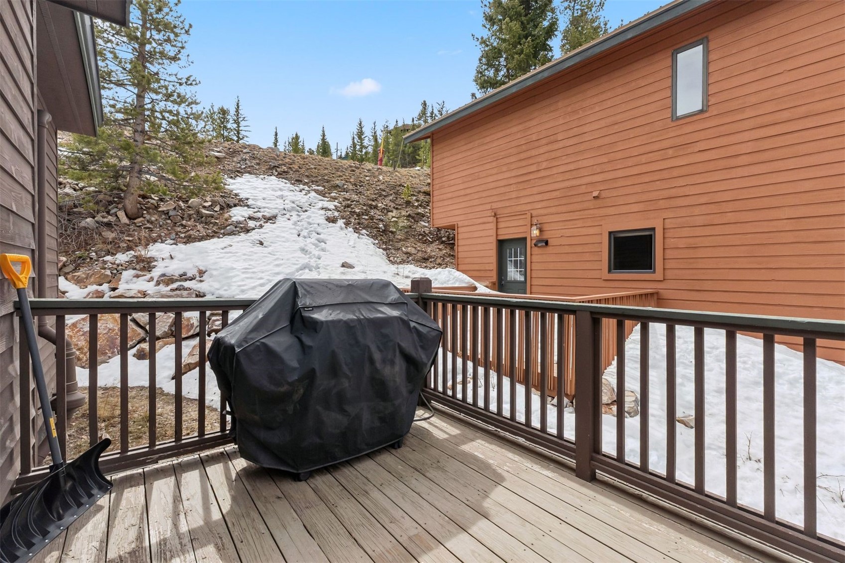1692 Boreas Pass Road, Unit D Breckenridge, CO 80424 - Photo 11 of 33 Deck off of kitchen