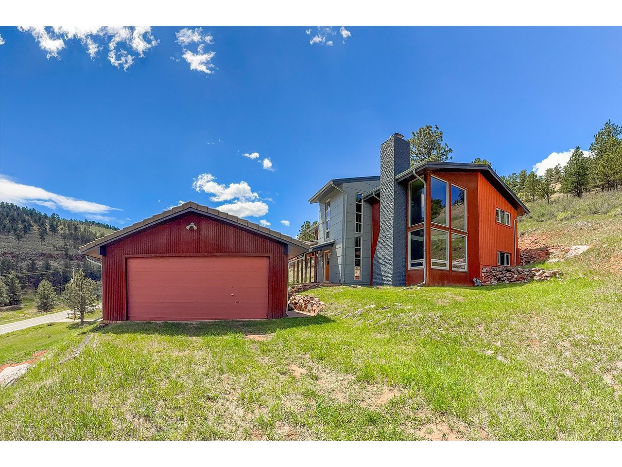 6709 Olde Stage Road Boulder, CO 80302 - Photo 41 of 44 East Side Drive Thru Garage
