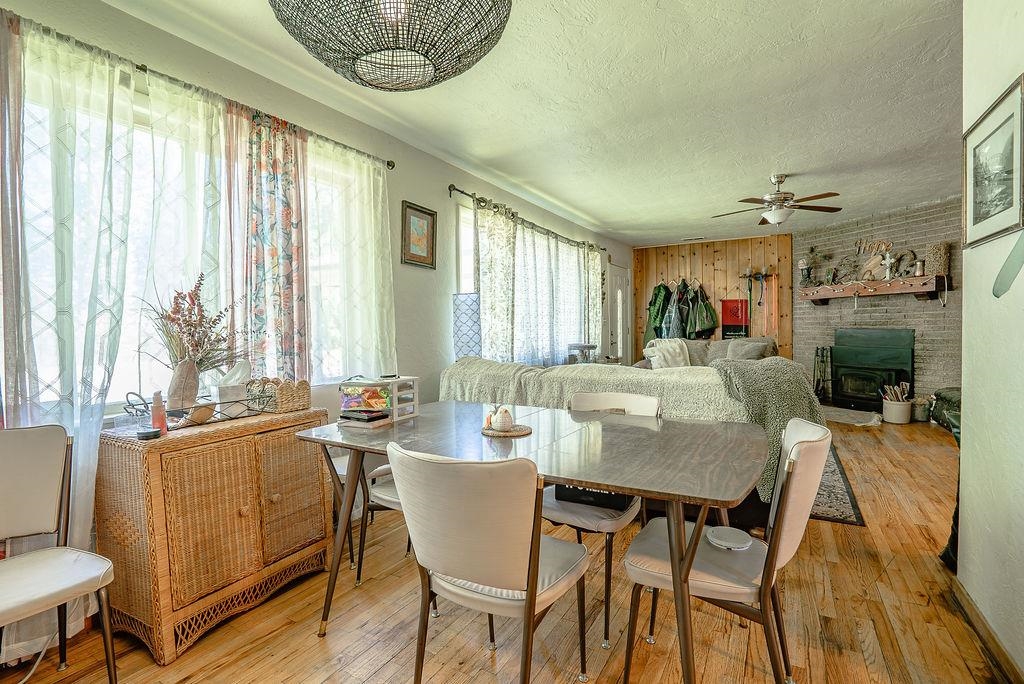 470 Riverside Avenue Chester, CA 96020 - Photo 7 of 25 a view of a dining room with furniture window and outside view