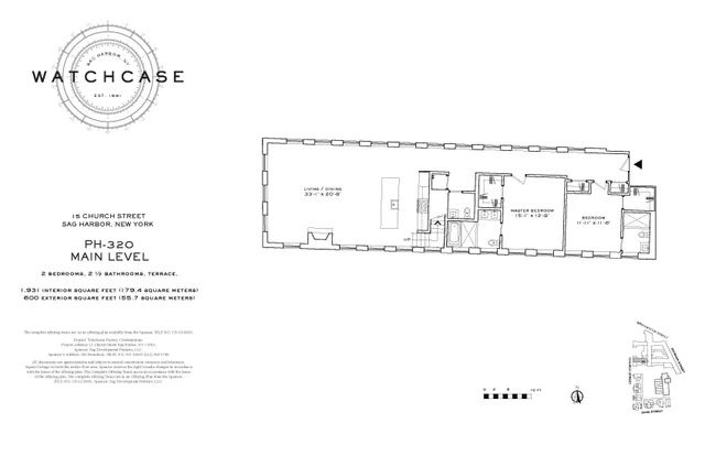 $5,995,000 | 15 Church Street, Unit PH320, Sag Harbor, NY 11963