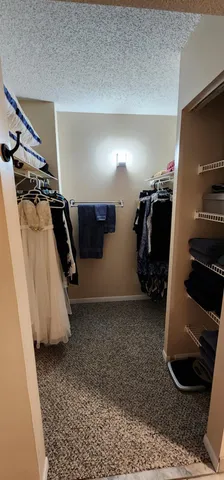 a view of a closet