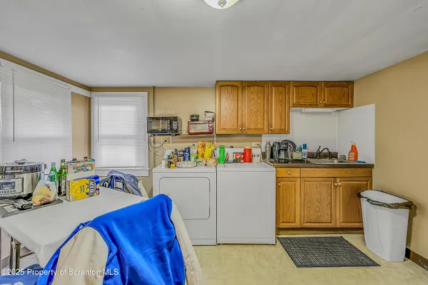 a room with storage and utility