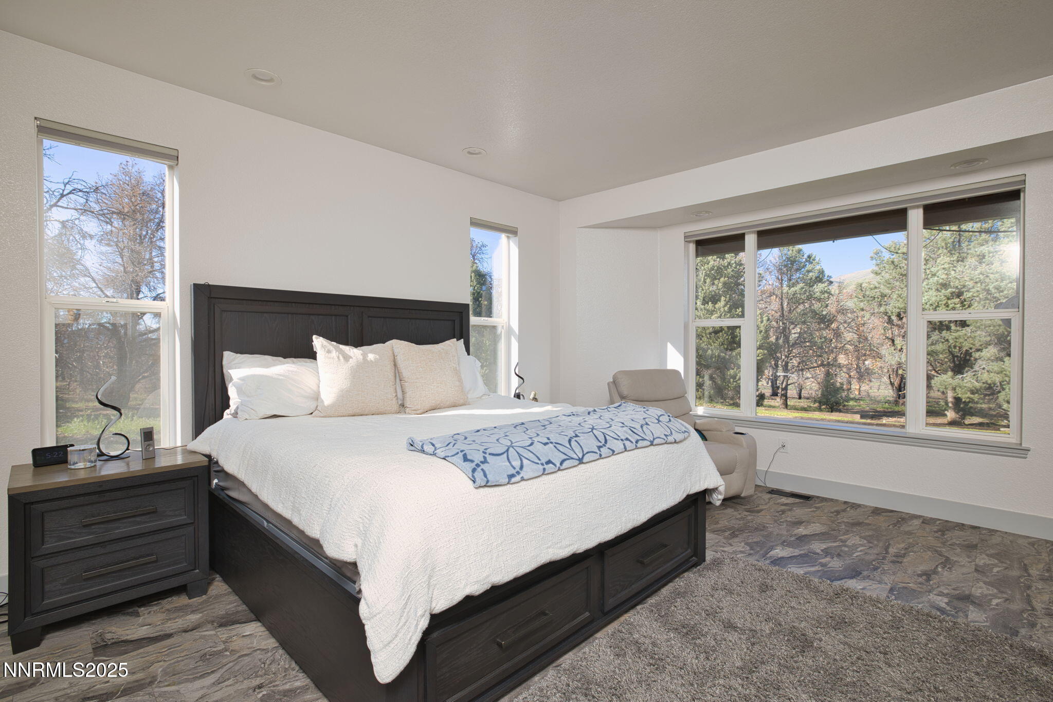 2988 Pine Valley Road Gardnerville, NV 89410 - Photo 4 of 21 a large bed sitting in a bedroom next to a window