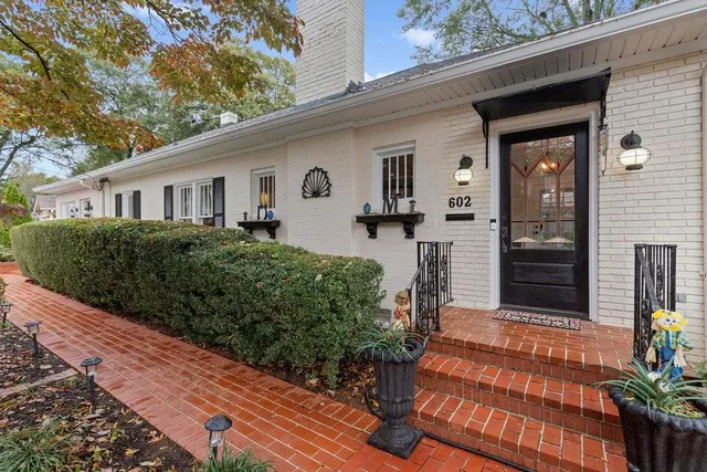 a front view of a house with porch