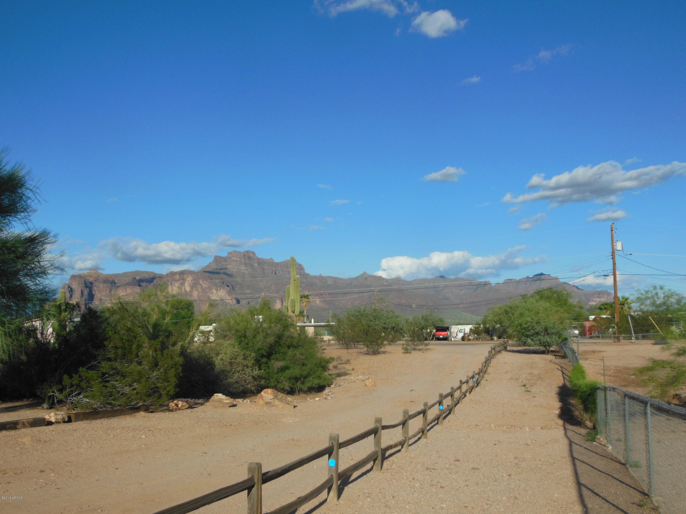 340 South Wickiup Road Apache Junction, AZ 85119 - Photo 5 of 9 Mountain view with Driveway view