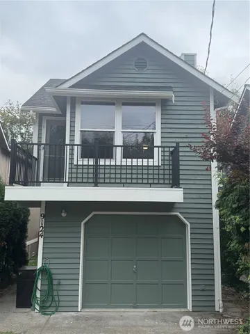 a front view of a house with windows