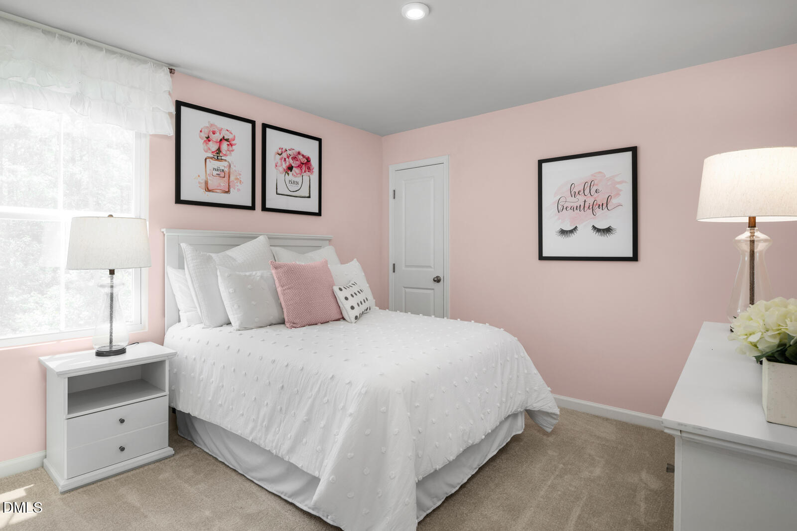 132 Cavalier Rider Run Wendell, NC 27591 - Photo 16 of 24 a bedroom with bed and paintings on the wall