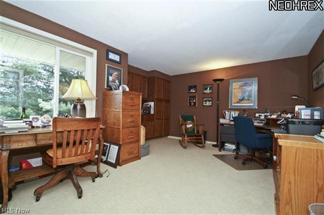 2985 Mill Ridge Circle Northwest Canton, OH 44708 - Photo 16 of 25 Large office with plenty of built-ins and a great window to enjoy the view while you work.