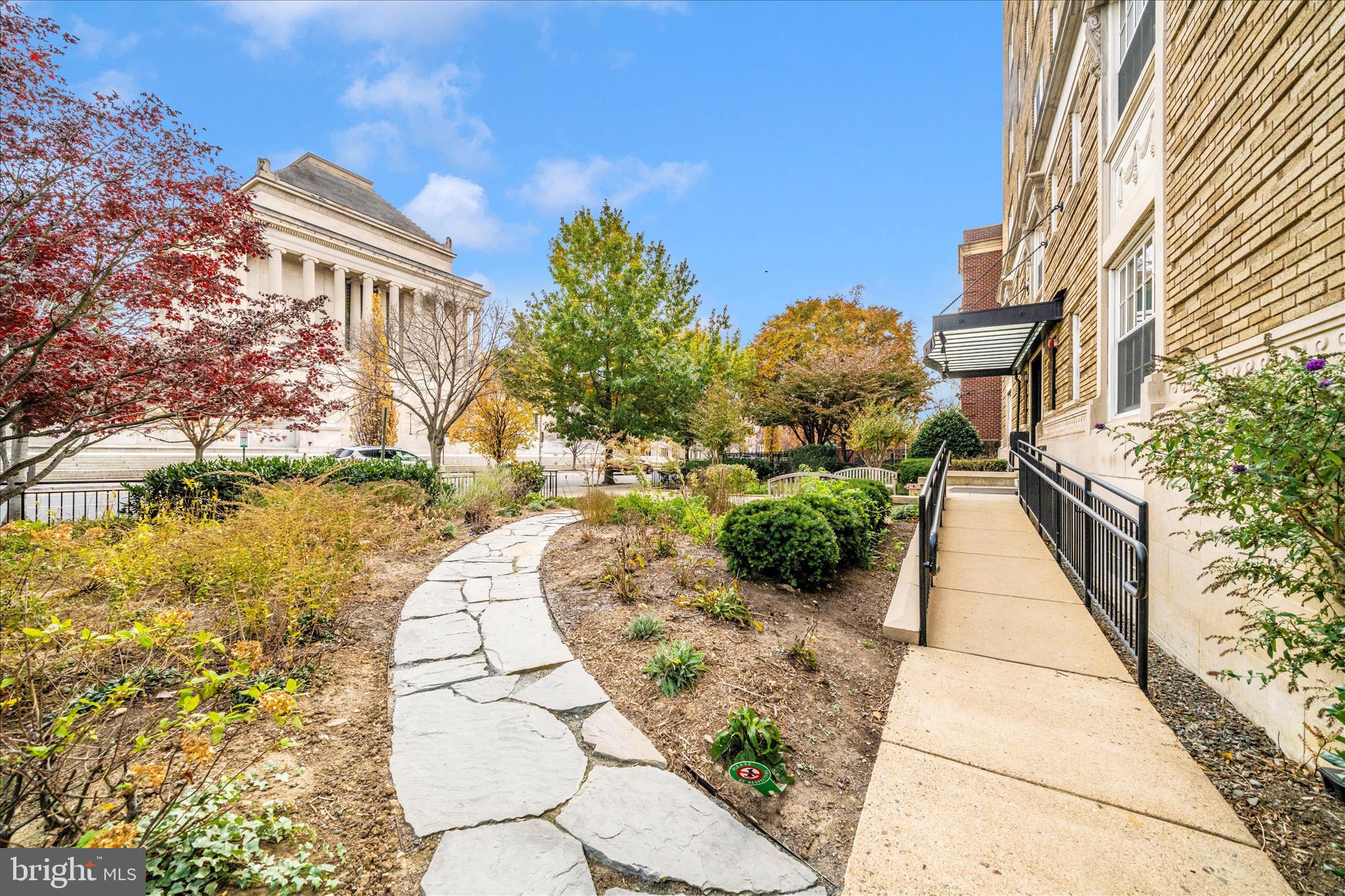 1750 16th Street Northwest, Unit 4 Washington, DC 20009 - Photo 40 of 53 a view of a backyard with sitting area