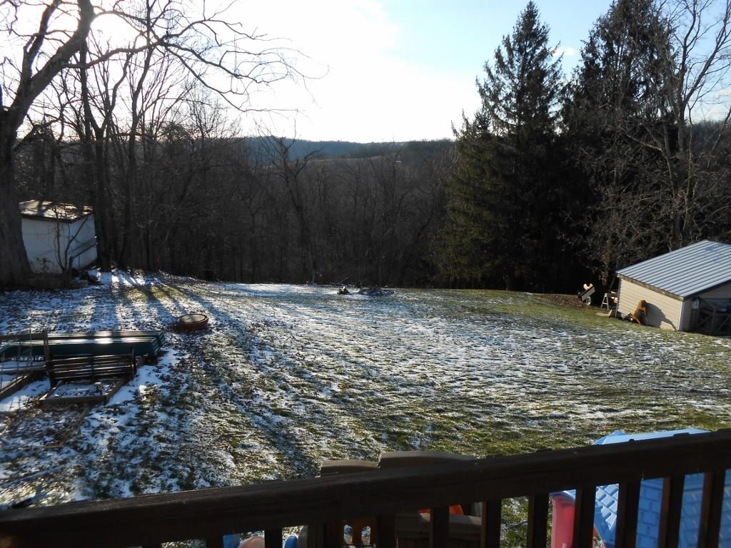587 Amity Ridge Road Amity, PA 15311 - Photo 20 of 25 1 acre lot backs to woods with storage shed.