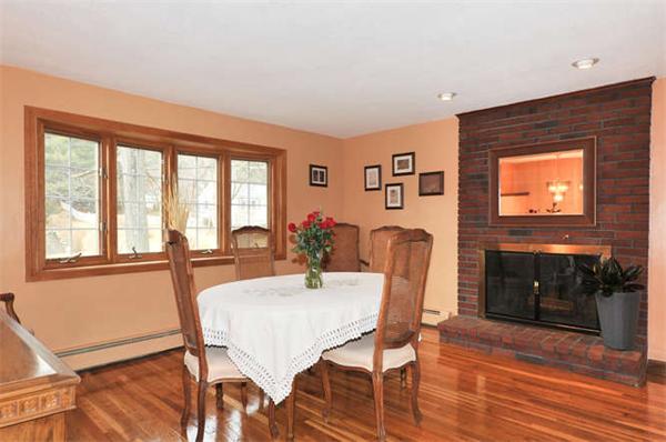 13 Town Line Road Burlington, MA 01803 - Photo 8 of 22 a view of a dining room with furniture window and wooden floor
