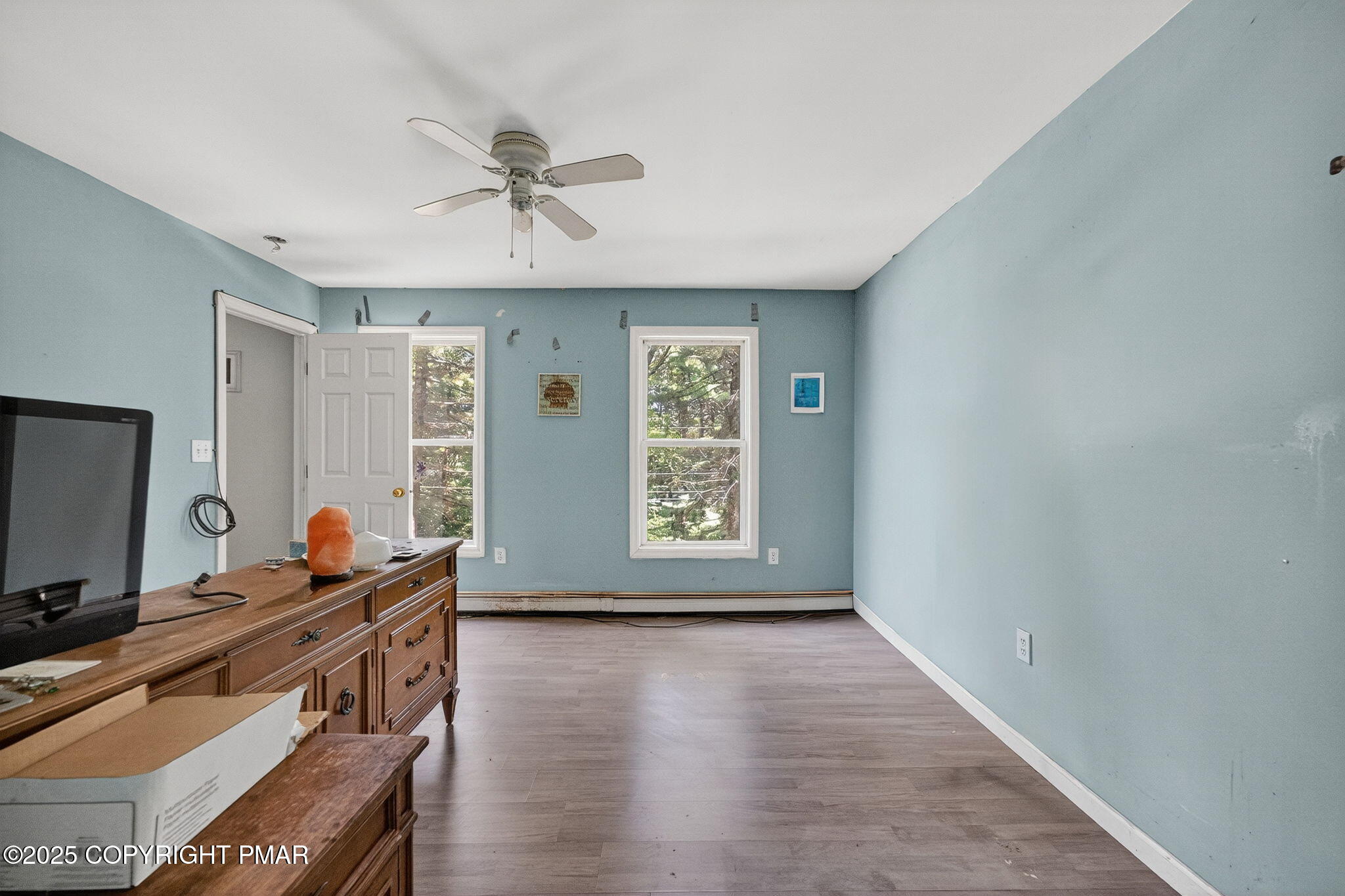 375 Marcel Drive Dingmans Ferry, PA 18328 - Photo 7 of 25 a view of room with window and wooden floor