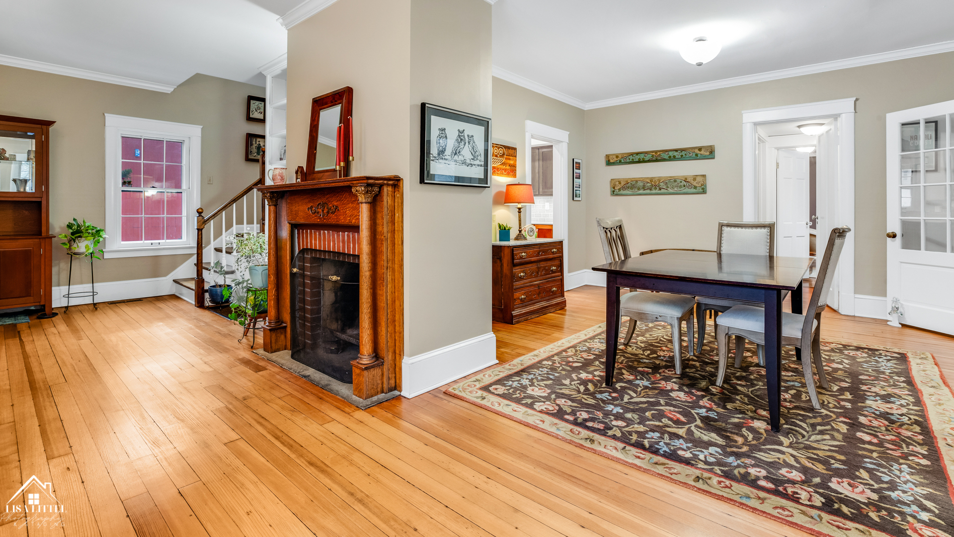 32W186 Army Trail Road Wayne, IL 60184 - Photo 6 of 27 a view of a dining room with furniture window and wooden floor