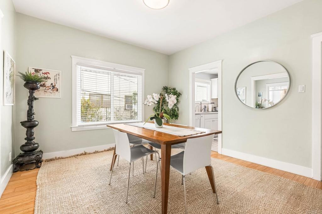 2432 3rd Street Santa Monica, CA 90405 - Photo 46 of 62 a view of a dining room with furniture and a potted plant