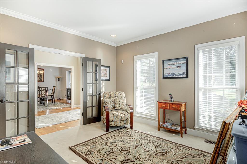 5401 Leytonstone Court Oak Ridge, NC 27310 - Photo 5 of 41 French doors give privacy when needed.