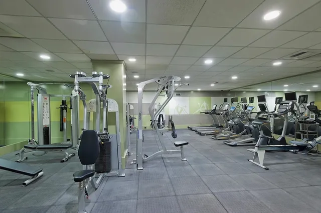 a view of a patio with table and chairs and potted plants