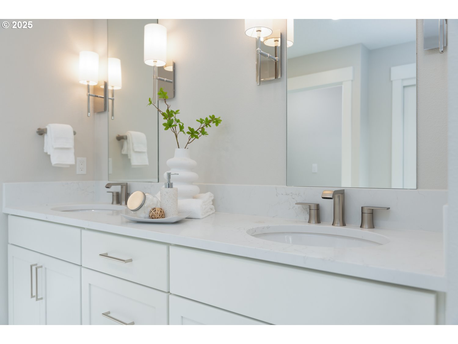 8889 Southwest Becker Drive Portland, OR 97223 - Photo 22 of 32 a bathroom with a sink and a mirror