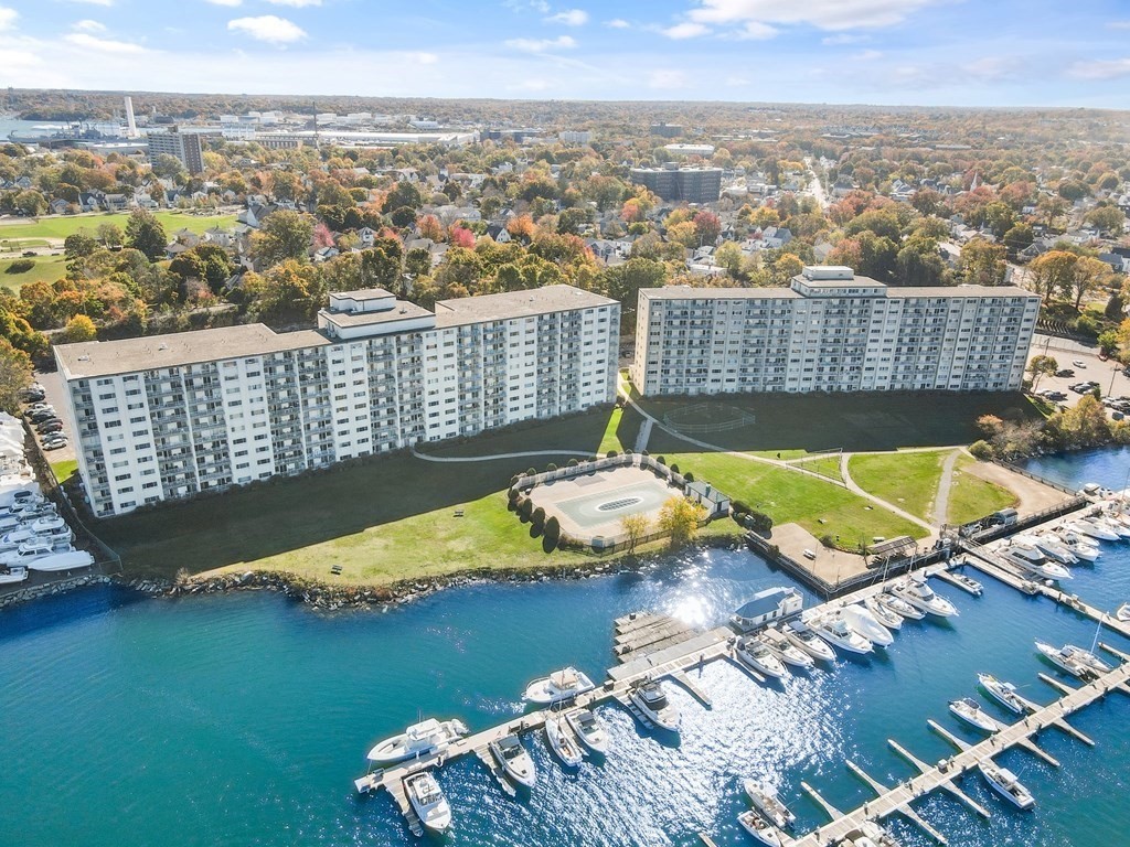 100 Cove Way, Unit 608 Quincy, MA 02169 - Photo 1 of 26 an aerial view of a house