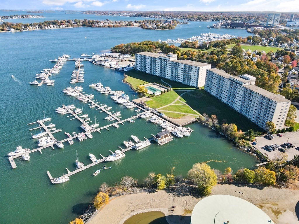 100 Cove Way, Unit 608 Quincy, MA 02169 - Photo 6 of 26 an aerial view of a house