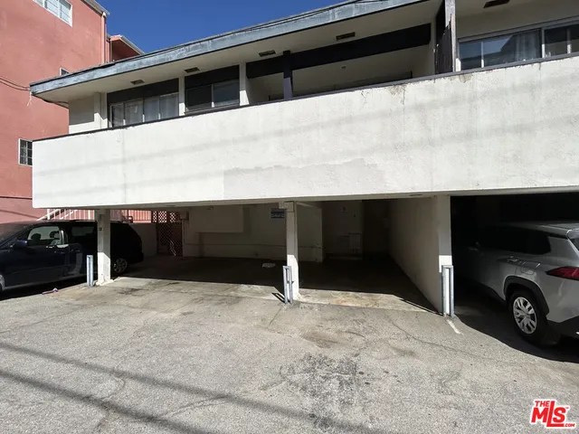 a view of parking space