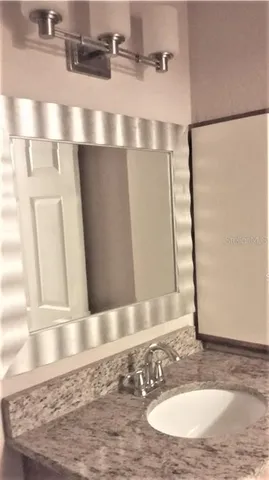 a view of a bathroom with a sink