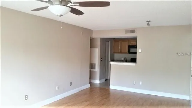 a view of an empty room