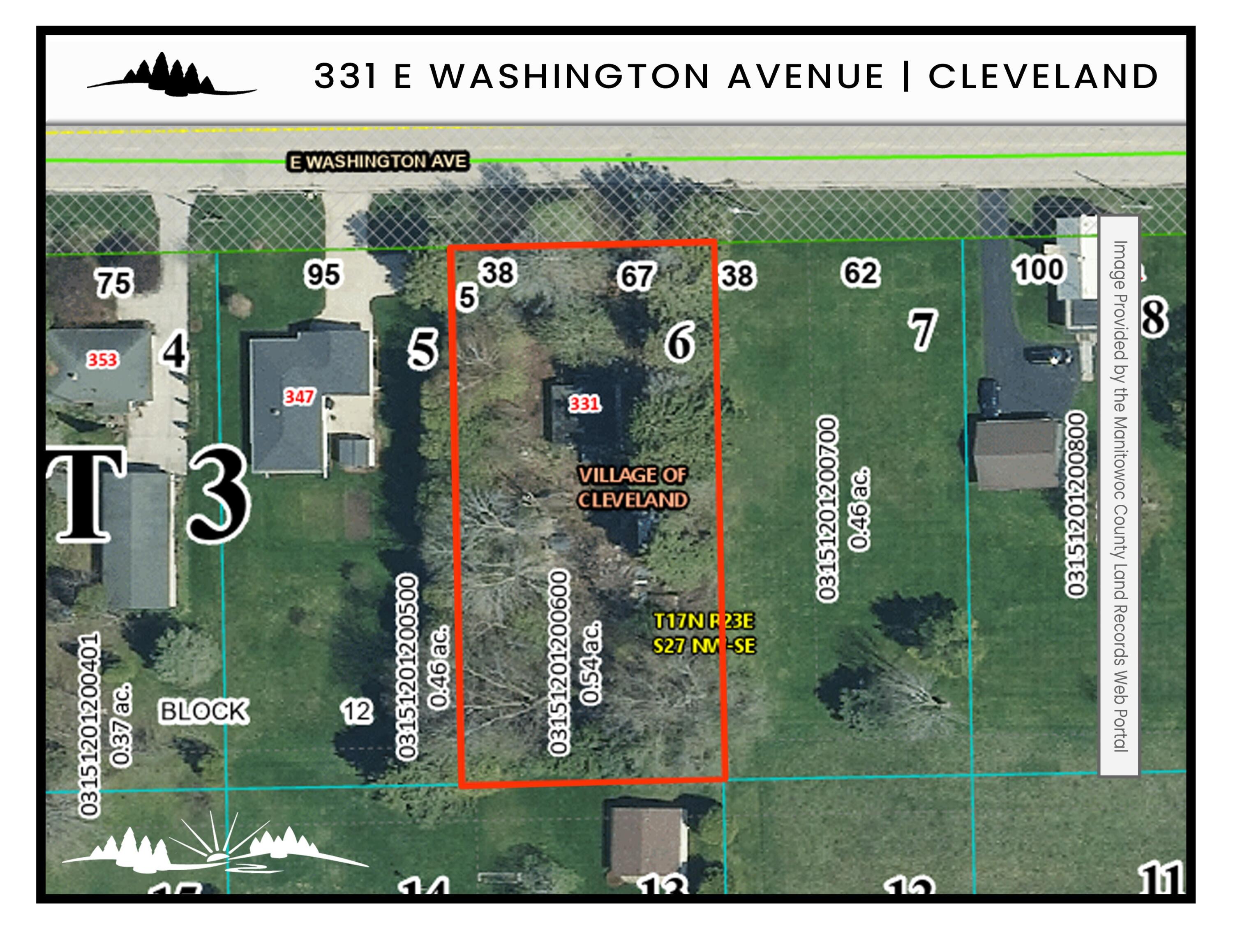 331 East Washington Avenue Cleveland, WI 53015 - Photo 20 of 21 Parcel Map