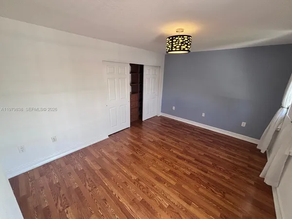 a view of an empty room