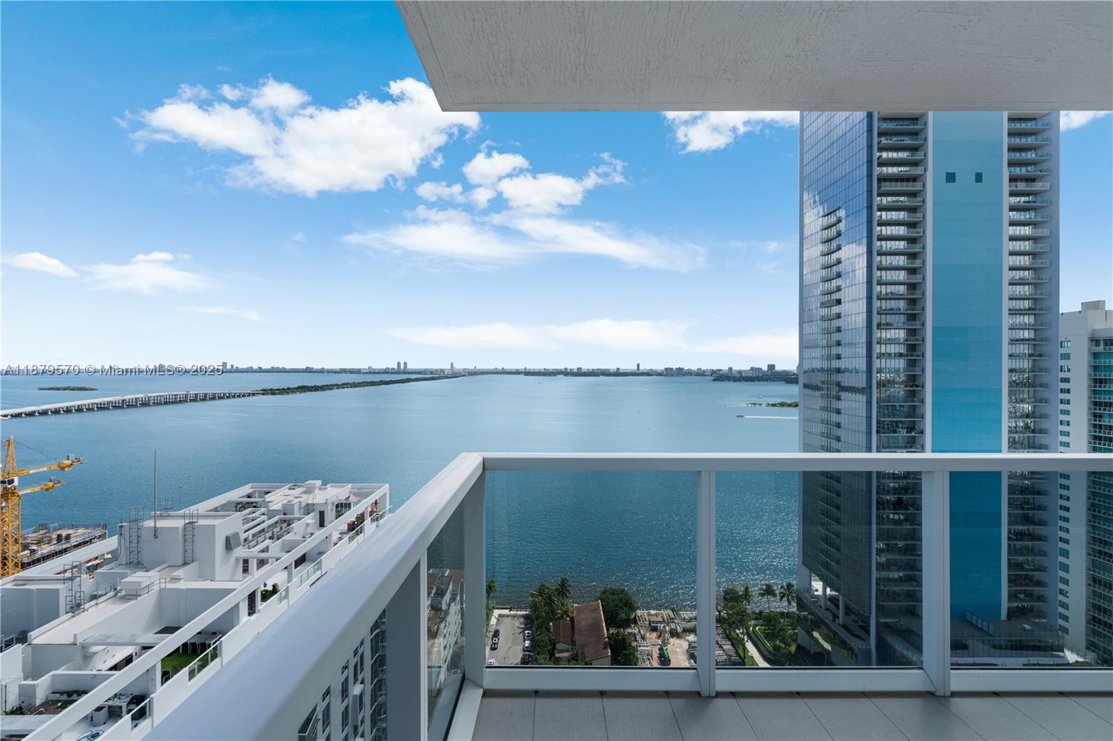 600 Northeast 27th Street, Unit 2801 Miami, FL 33137 - Photo 15 of 48 a view of a lake with a terrace