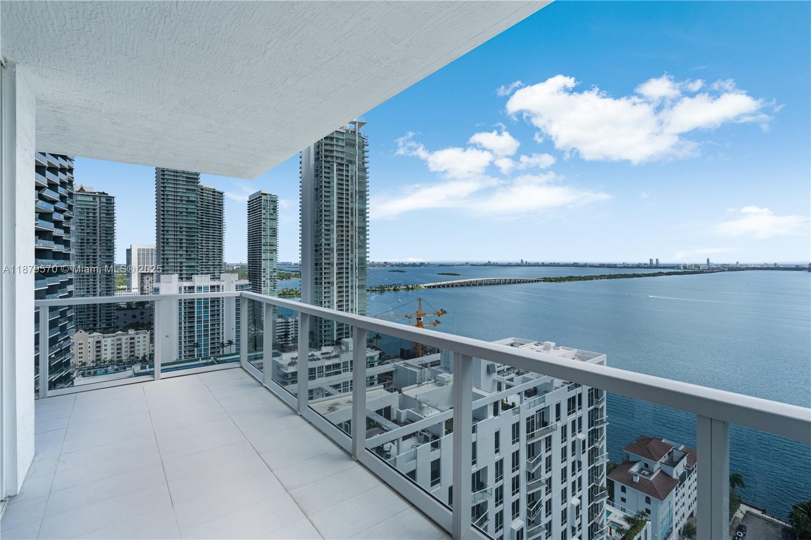 600 Northeast 27th Street, Unit 2801 Miami, FL 33137 - Photo 16 of 48 a view of balcony with city view