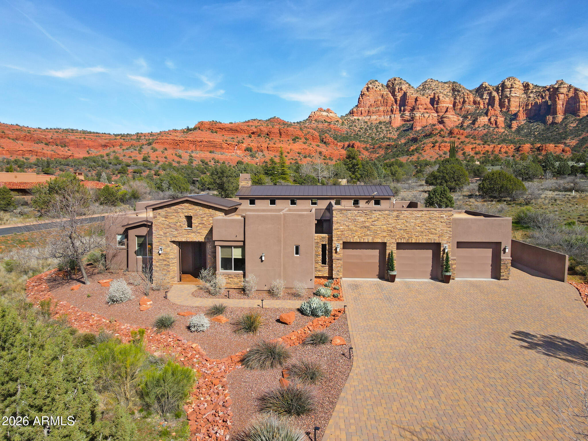 25 Cathedral Ranch Drive Sedona, AZ 86351 - Photo 1 of 40 a view of a house with a yard
