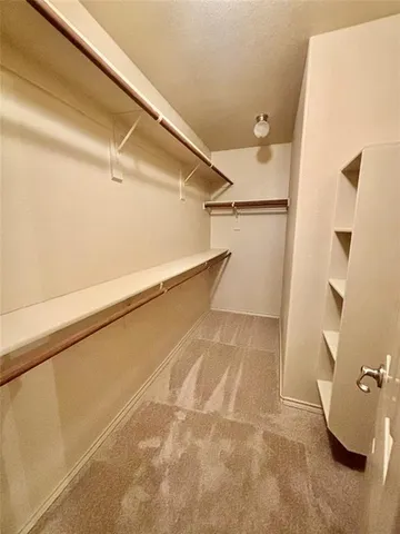 a view of walk in closet