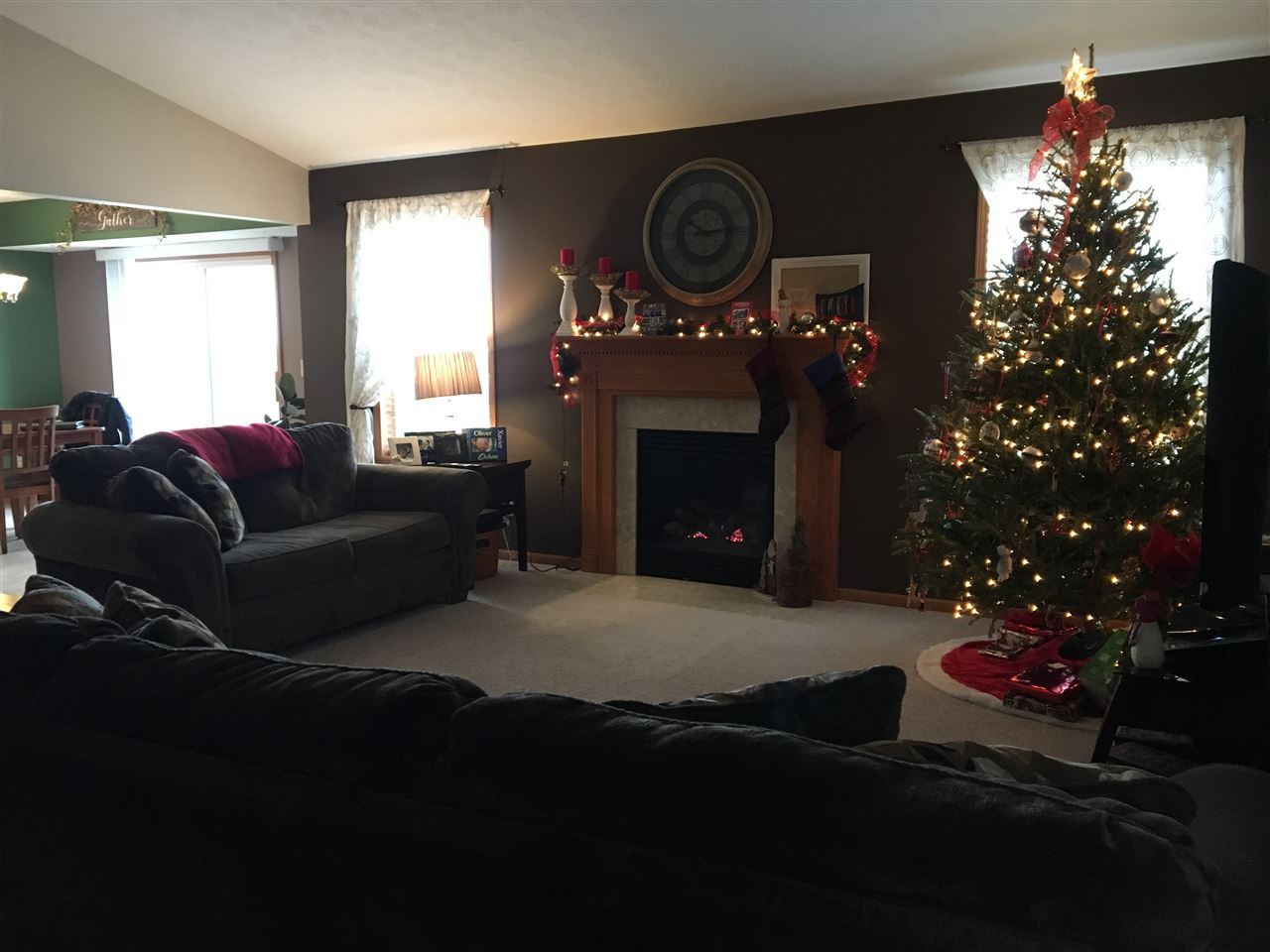 503 South Regulators Street Rochelle, IL 61068 - Photo 2 of 14 a living room with furniture mirror and a fireplace
