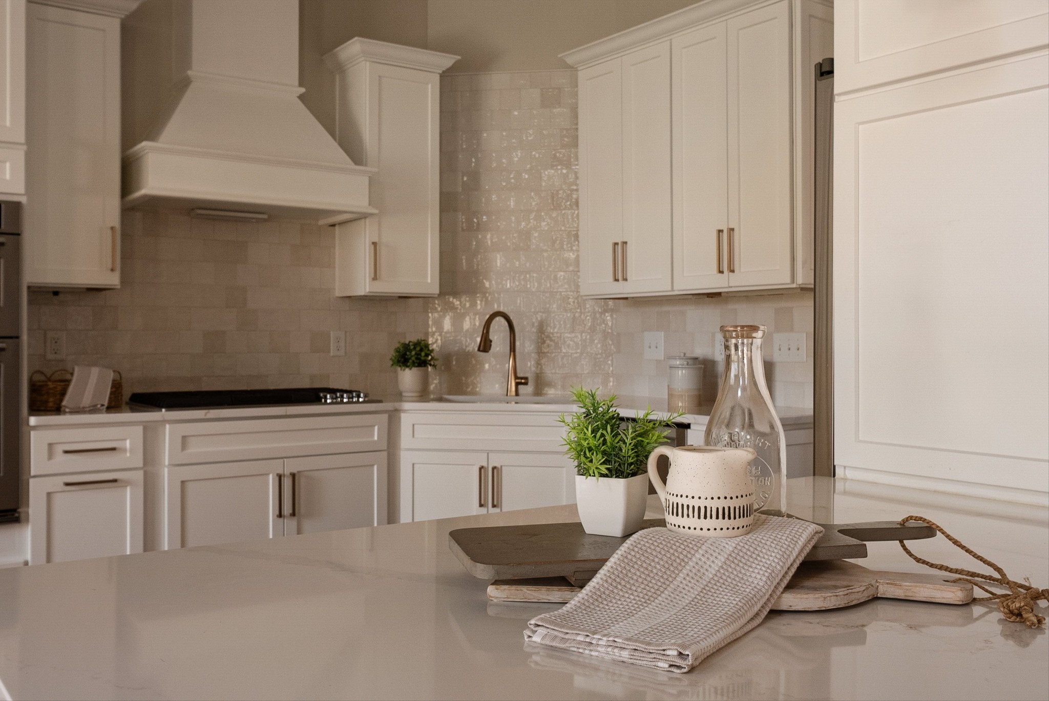 1058 Alice Springs Circle Spring Hill, TN 37174 - Photo 19 of 54 a kitchen with a white cabinets and potted plant