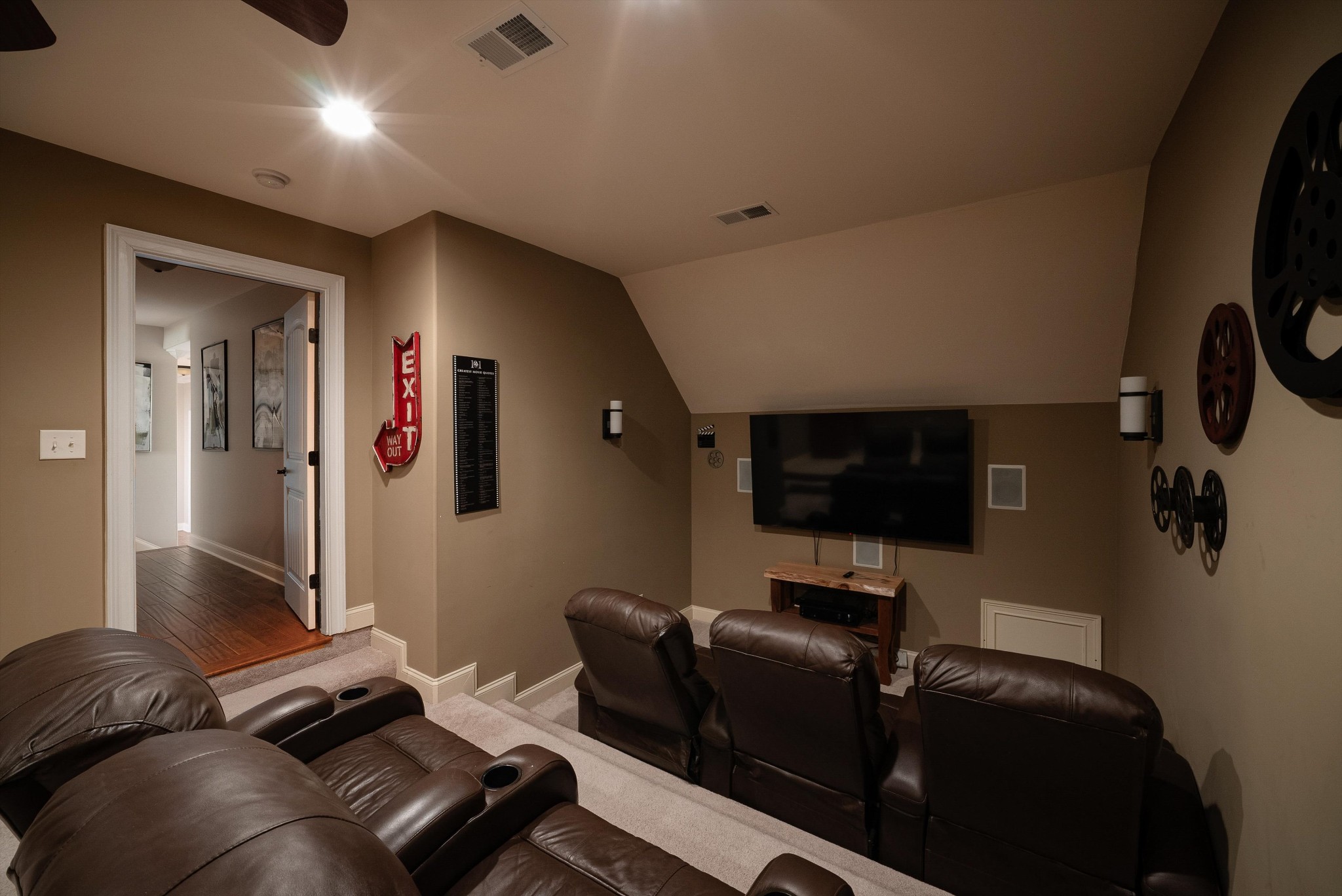 1058 Alice Springs Circle Spring Hill, TN 37174 - Photo 37 of 54 a living room with furniture and a flat screen tv