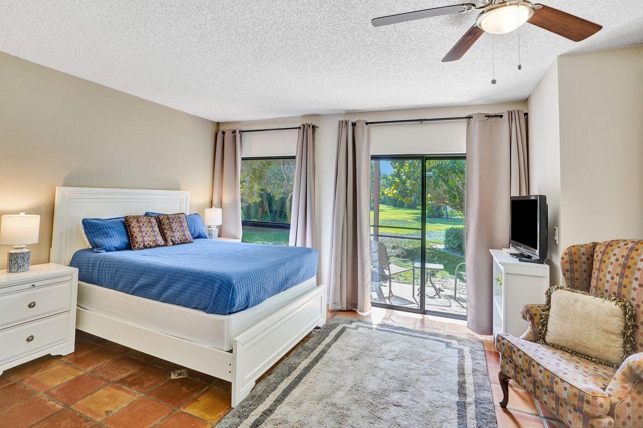 13334 Polo Club Road, Unit 230 Wellington, FL 33414 - Photo 27 of 46 Bedroom 2 Slider Window View